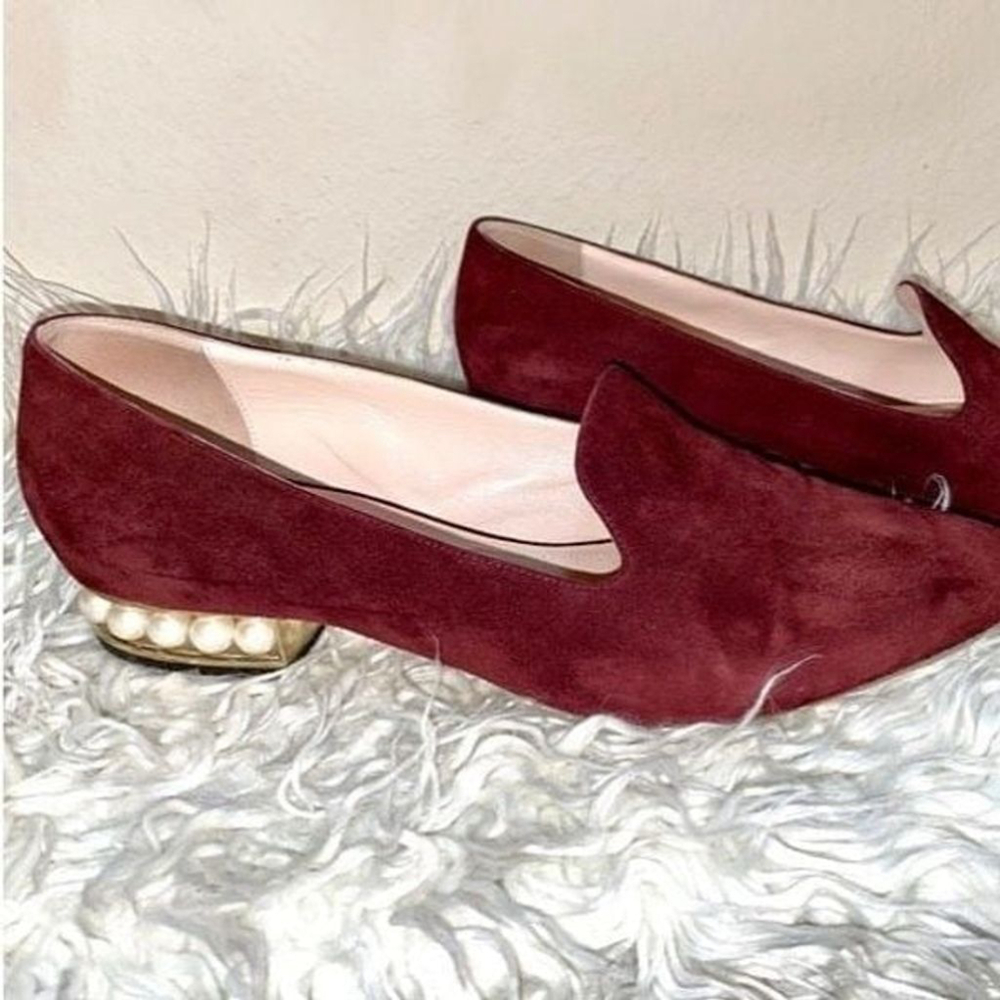 Nicholas Kirkwood Suede Loafers with pearl accents - Picture 2 of 11